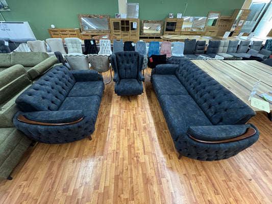 Sofa Couch Wohnlandschaft +Bettfunktion +Chester +3+2+1