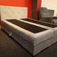 Kastenbett Boxspringbett mit Stauraum + Topper