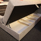 Kastenbett Boxspringbett mit Stauraum + Topper