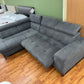 Couch Sofa Wohnlandschaft +Stauraum +elktr. Sitztiefenverstellung +Kopfstützenverstellung +USB-Ladebuchse