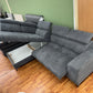 Couch Sofa Wohnlandschaft +Stauraum +elktr. Sitztiefenverstellung +Kopfstützenverstellung +USB-Ladebuchse
