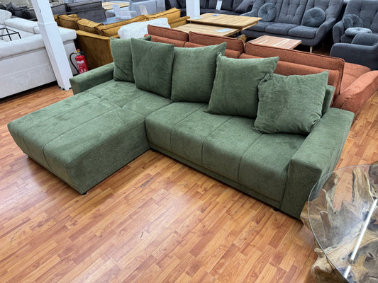 Sofa Couch Wohnlandschaft +Bettfunktion +Stauraum +Kissen