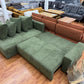 Sofa Couch Wohnlandschaft +Bettfunktion +Stauraum +Kissen