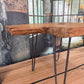 Couchtisch Tisch Beistelltisch +Teak +Vollmassiv +Metallgestell +Einzelstück
