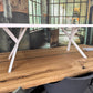 Couchtisch Tisch Beistelltisch +Marmoroptik +Metallgestell +Einzelstück