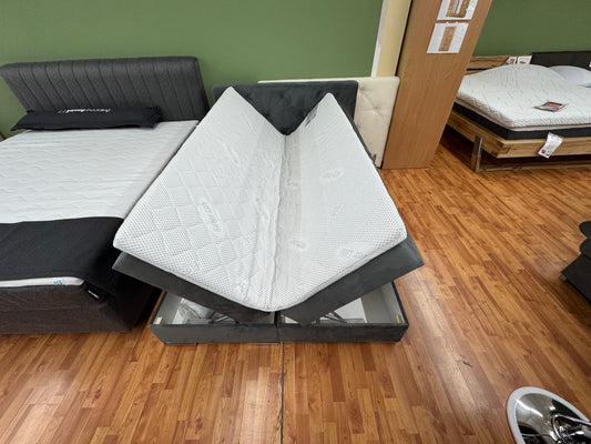 Boxspringbett Bett +Stauraum +Topper +versch. Größen +versch. Stoffe