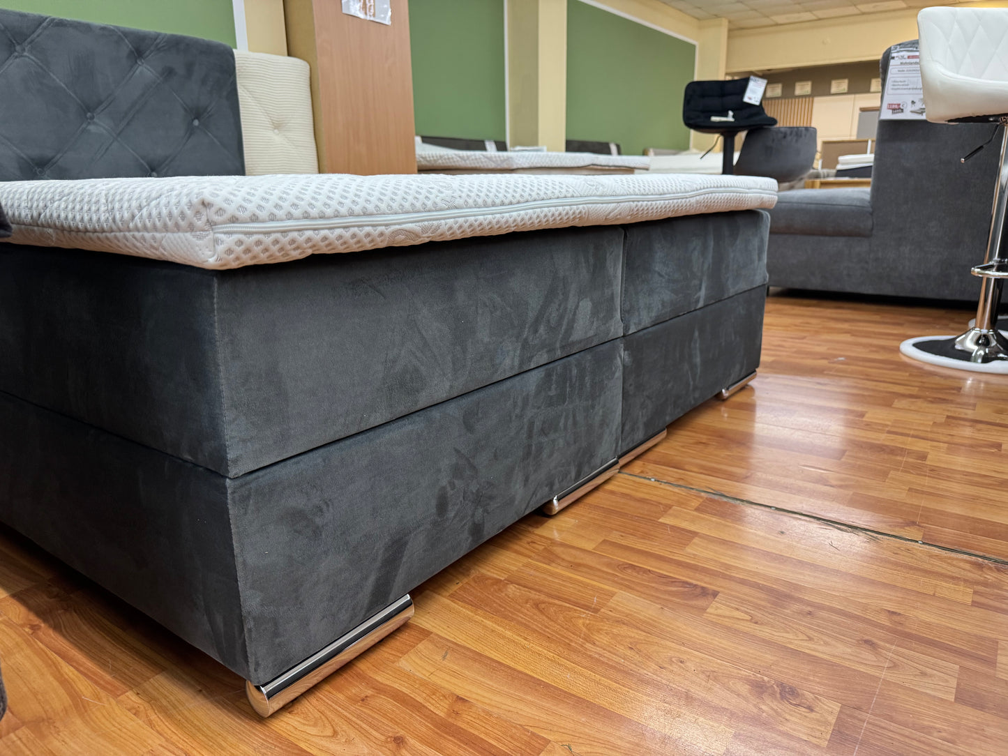 Boxspringbett Bett +Stauraum +Topper +versch. Größen +versch. Stoffe