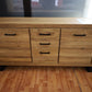 Tv-Kommode + Soft-Close + Front Massiv Holz Eiche +großer Stauraum