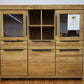 Highboard + Soft-Close + Front Massiv Holz Eiche +Stauraum groß