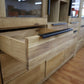 Highboard + Soft-Close + Front Massiv Holz Eiche +Stauraum groß