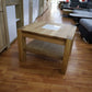 Couchtisch + Massiv Holz Eiche + zusätzliche Ablage