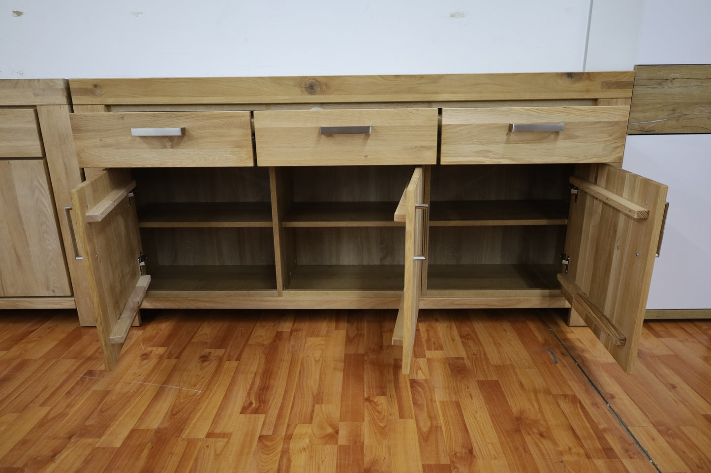 Kommode + Front Massivholz + großer Stauraum