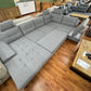 Sofa Couch Wohnlandschaft +Bettfunktion +Stauraum +Kopfkissen