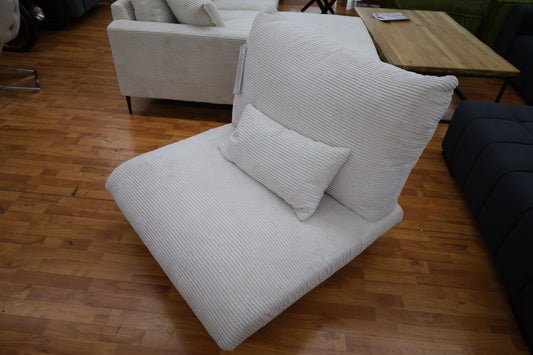 Sessel Cordstoff +360° drehbar +Kissen