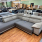 Sofa Couch Wohnlandschaft +elektr. Sitztiefenverstellung +Kopfstützenverstellung +Cord