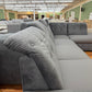 Wohnlandschaft Sofa Couch +Kopfstützenverstellung