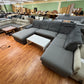 Wohnlandschaft Sofa Couch +Kopfstützenverstellung