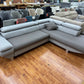 Sofa Couch Wohnlandschaft +Bettfunktion +Kopfstützenverstellung +Armlehnenverstellung