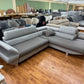 Sofa Couch Wohnlandschaft +Bettfunktion +Kopfstützenverstellung +Armlehnenverstellung