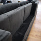 Sofa Couch Wohnlandschaft + Sitztiefe verstellbar