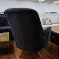 Sessel Stuhl +360° drehbar +Samtstoff+ Armlehne