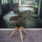 Esszimmerstuhl Stuhl +360° drehbar +Armlehne +Cordstoff