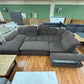 Wohnlandschaft Sofa Couch +Bettfunktion +Rückentiefenverstellung +Stauraum +Kopfstützenverstellung