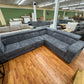 Sofa Couch Wohnlandschaft +Cord +Bettfunktion +Stauraum +Kopfstützenverstellung