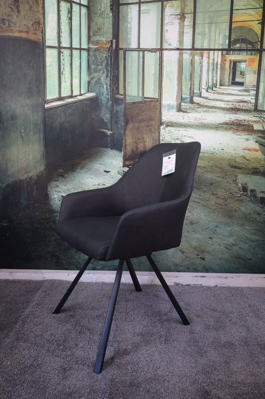 Esszimmerstuhl Stuhl 180° drehbar +Rückdrehfunktion +Kunstleder