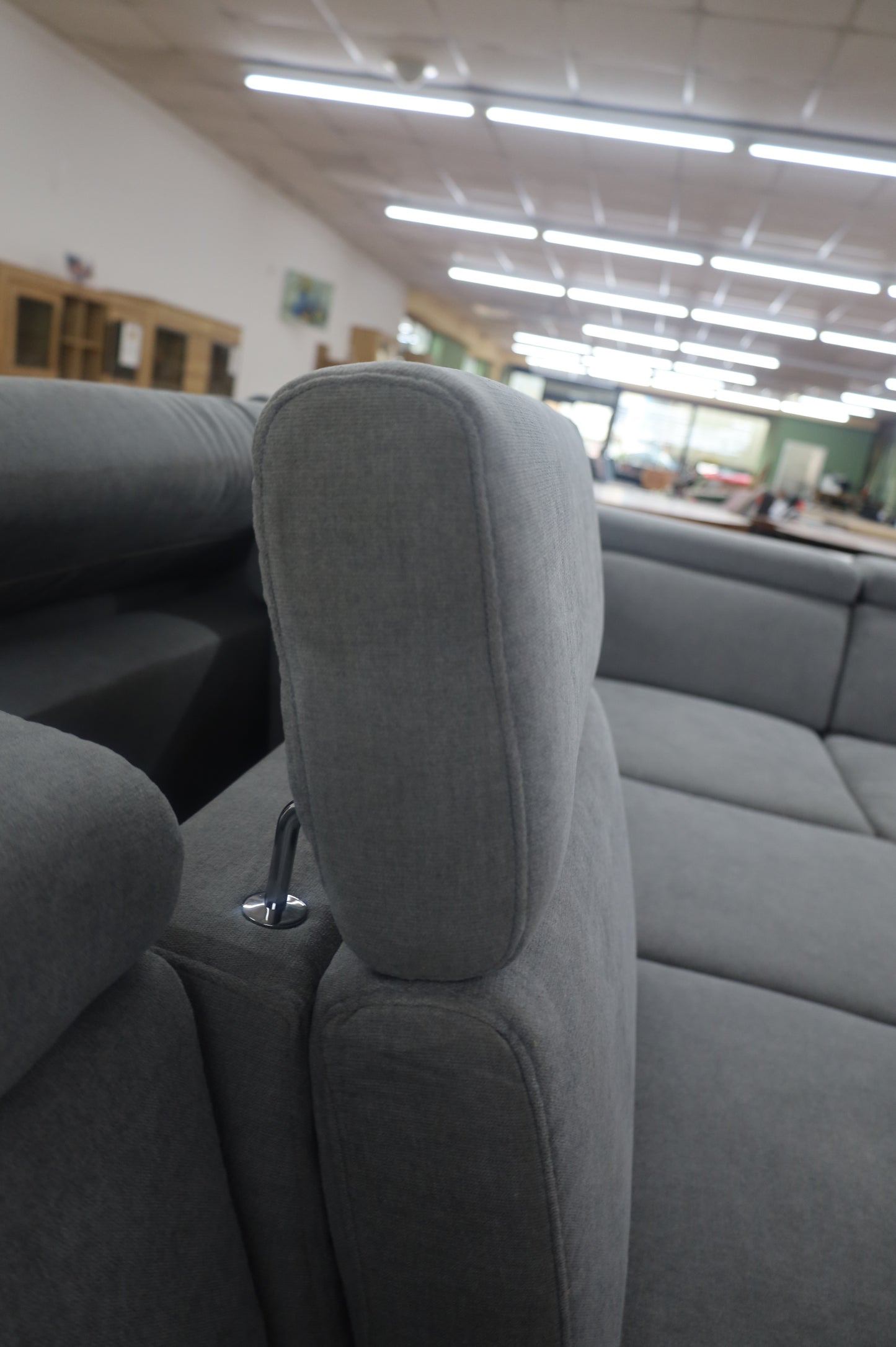 Sofa Couch Wohnlandschaft +Sitztiefe Kopfteile und Armlehne verstellbar