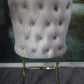 Esszimmerstuhl Stuhl +Samtstoff +Gold oder Chrom Gestell +mehrere Farben