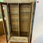 Doppelvitrine Akazie +Massivholz +Glastüren +Glasseitenwände +Schubkasten +Neu auf Lager