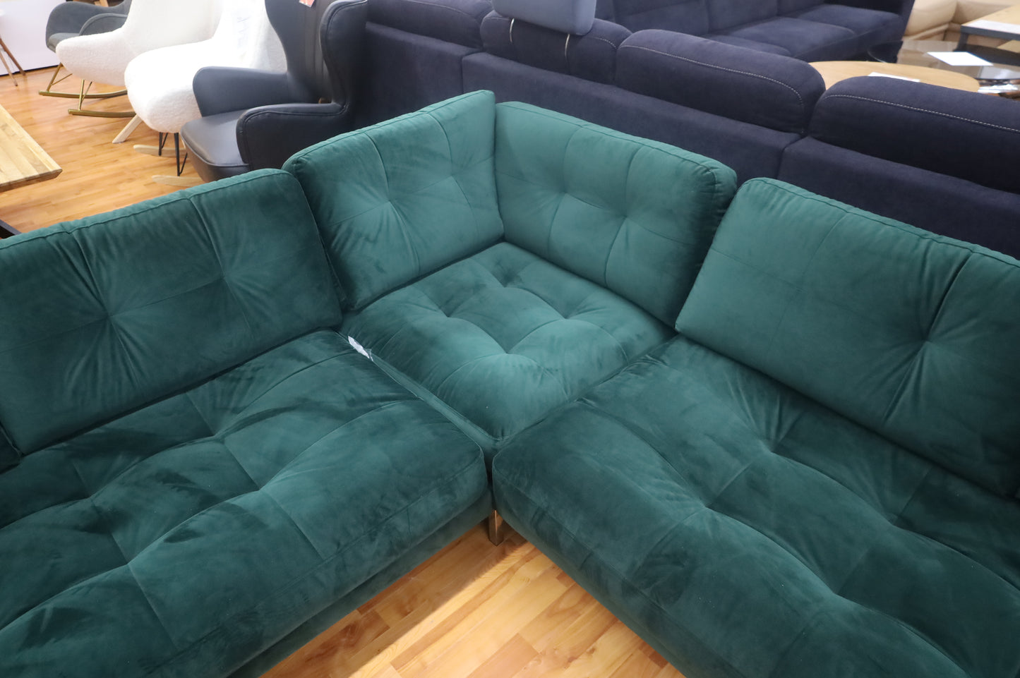 Sofa Couch Wohnlandschaft + Kissen
