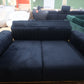 Sofa Couch Wohnlandschaft+Sitztiefe verstellbar+auch Grau auf Lager!