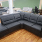 Sofa Couch Wohnlandschaft+elektrische Relaxfunktion+Kunstleder