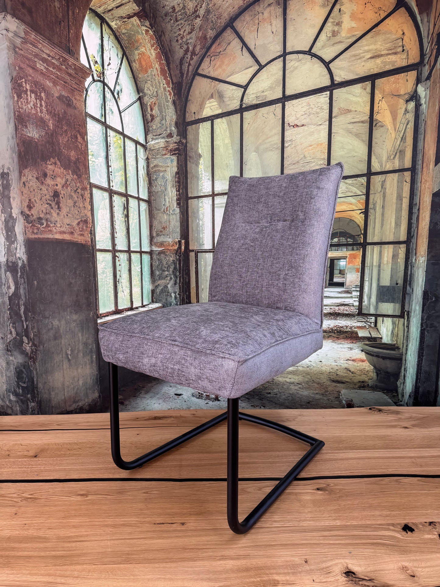 Esszimmerstuhl Stuhl Schwingstuhl +extra dick gepolstert +Neu auf Lager