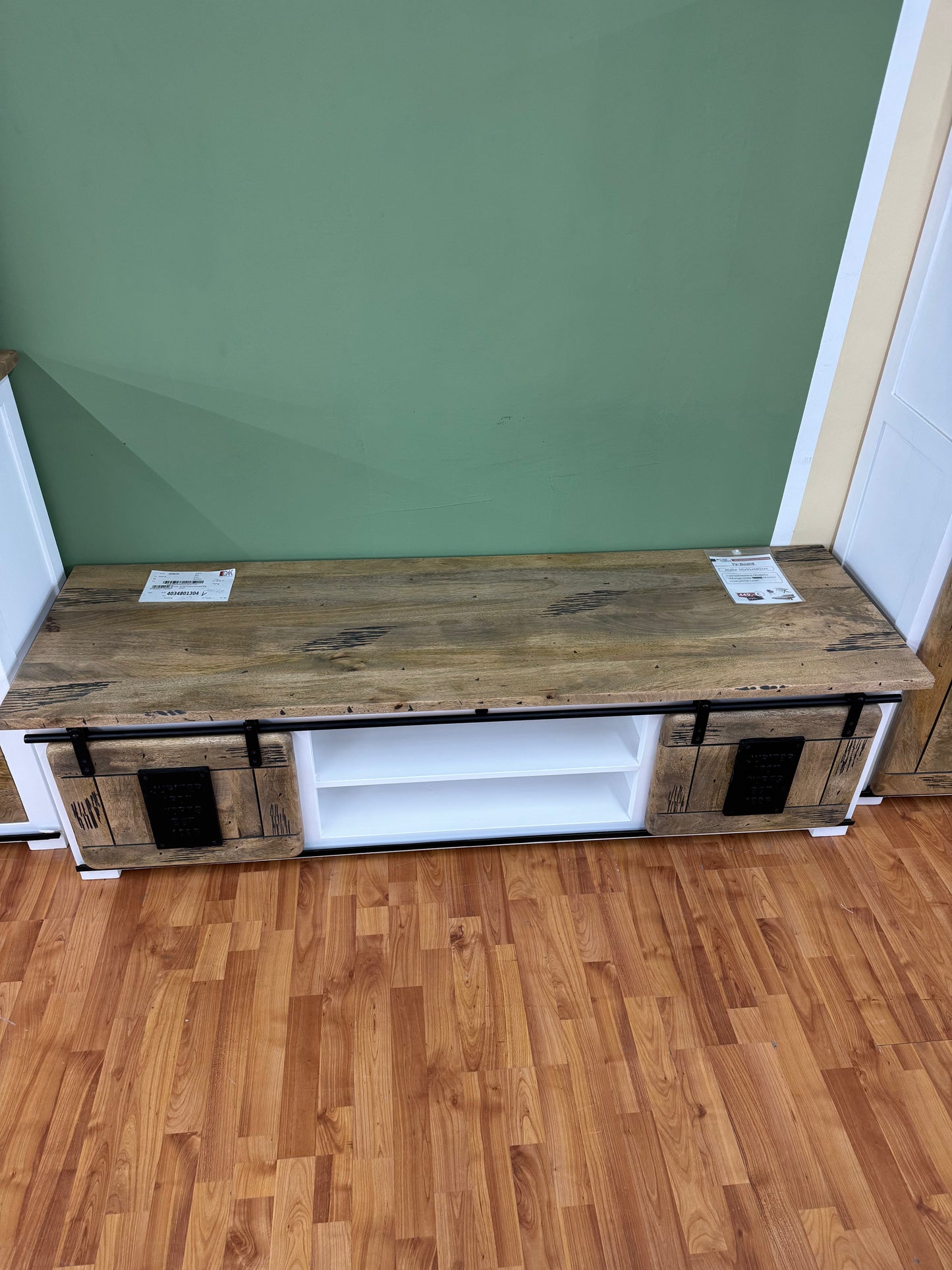 Tv-Board Kommode +Mango Massiv +Industrial Look +verschiedene Varianten