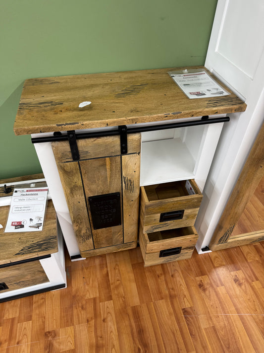 Kommode +Mango Massiv +Industrial Look +verschiedene Varianten