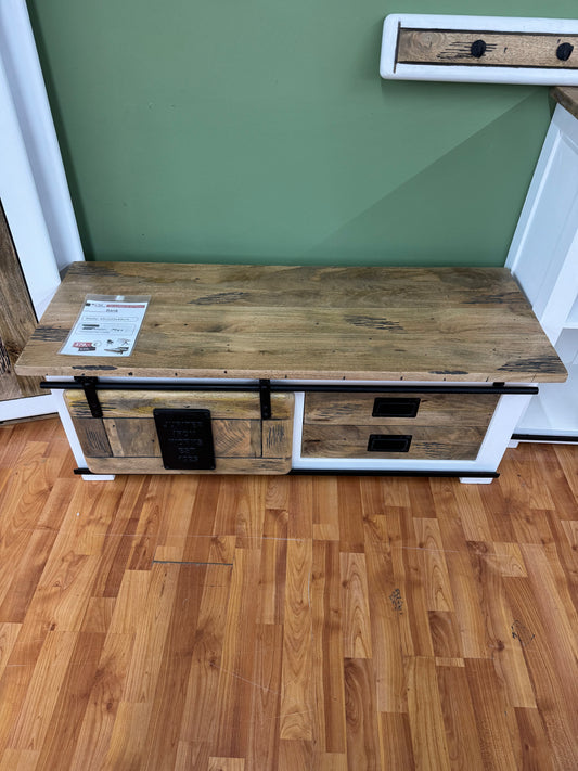 Bank TV-Board Kommode +Mango Massiv  +Industrial Look +verschiedene Varianten