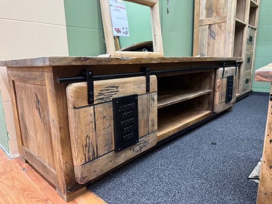 Tv-Board Kommode +Mango Massiv +Industrial Look+verschiedene Varianten