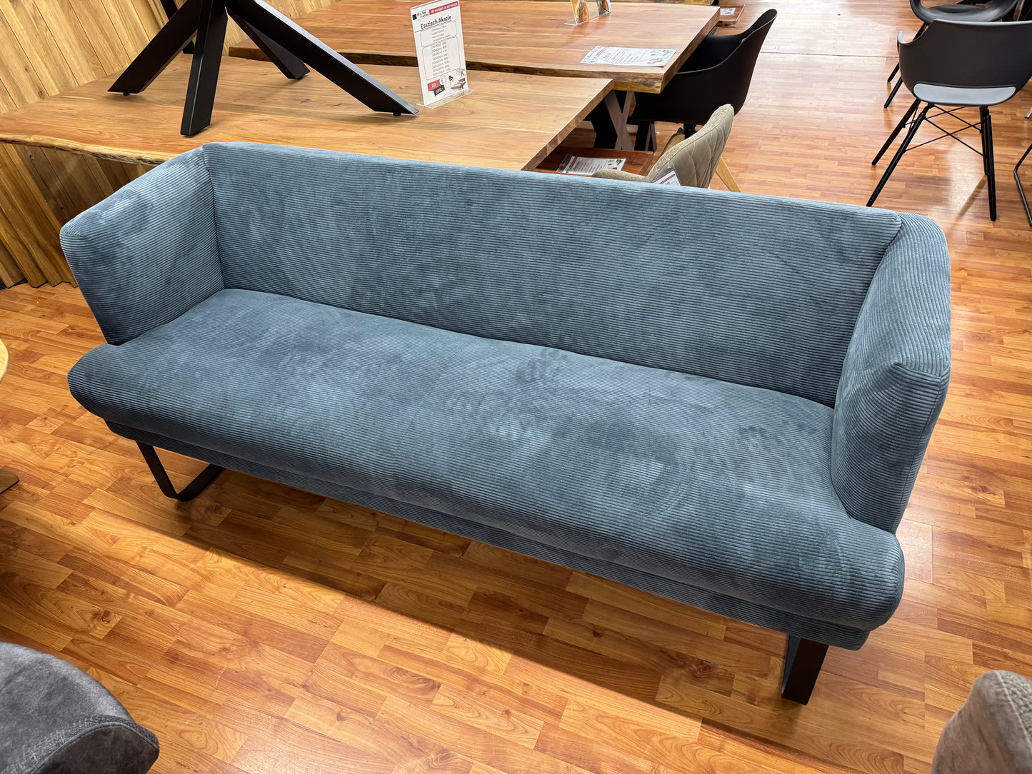 Sitzbank Cord +Maße:190cm +Metallgestell