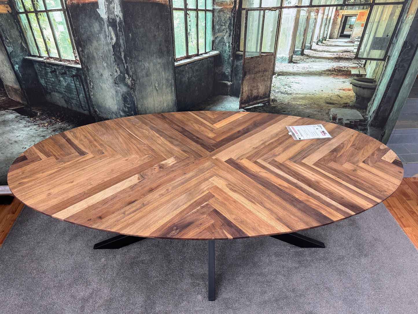 Esstisch Fischgräte +Spiedergestell