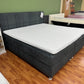 Boxspringbett Bett +Emma Topper +200x200cm +Markenbett