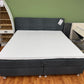 Boxspringbett Bett +Emma Topper +200x200cm +Markenbett