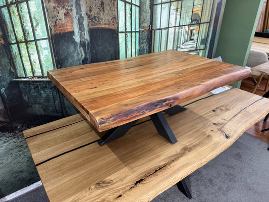Couchtisch Tisch +Akazie +Massivholz +echte Baumkante +vers. Größen