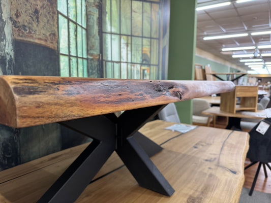 Couchtisch Tisch +Akazie +Massivholz +echte Baumkante +vers. Größen