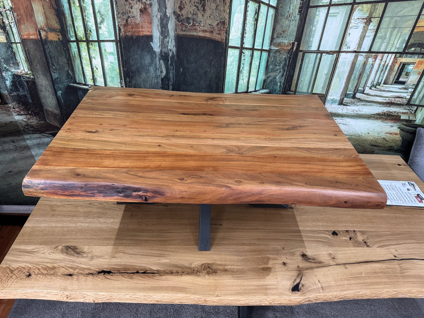 Couchtisch Tisch +Akazie +Massivholz +echte Baumkante +vers. Größen