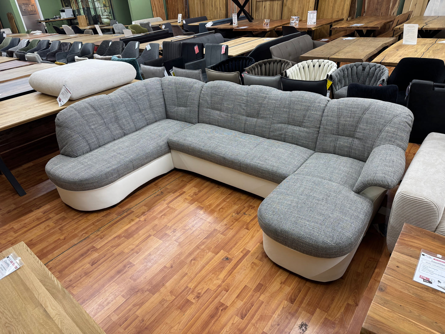 Wohnlandschaft Couch Sofa +Maße:175x292x145cm