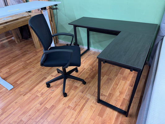 Schreibtisch Eckschreibtisch +inkl. Stuhl +Metallgestell +Neu auf Lager