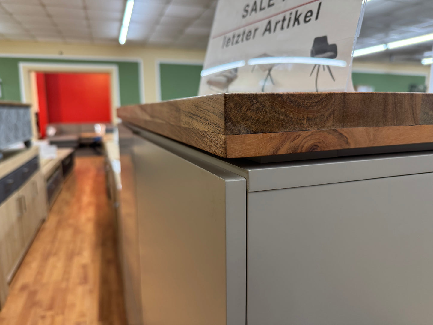 Highboard +Einzelstück +Akazieplatte